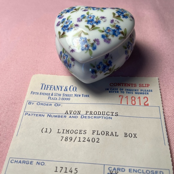 Other - Tiffany&Co Limoges Floral Trinket box